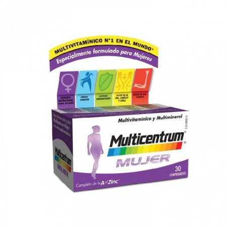 MULTICENTRUM MUJER  30 COMP.