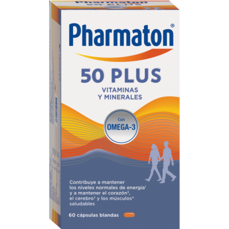 PHARMATON 50 PLUS 60 CAPS.