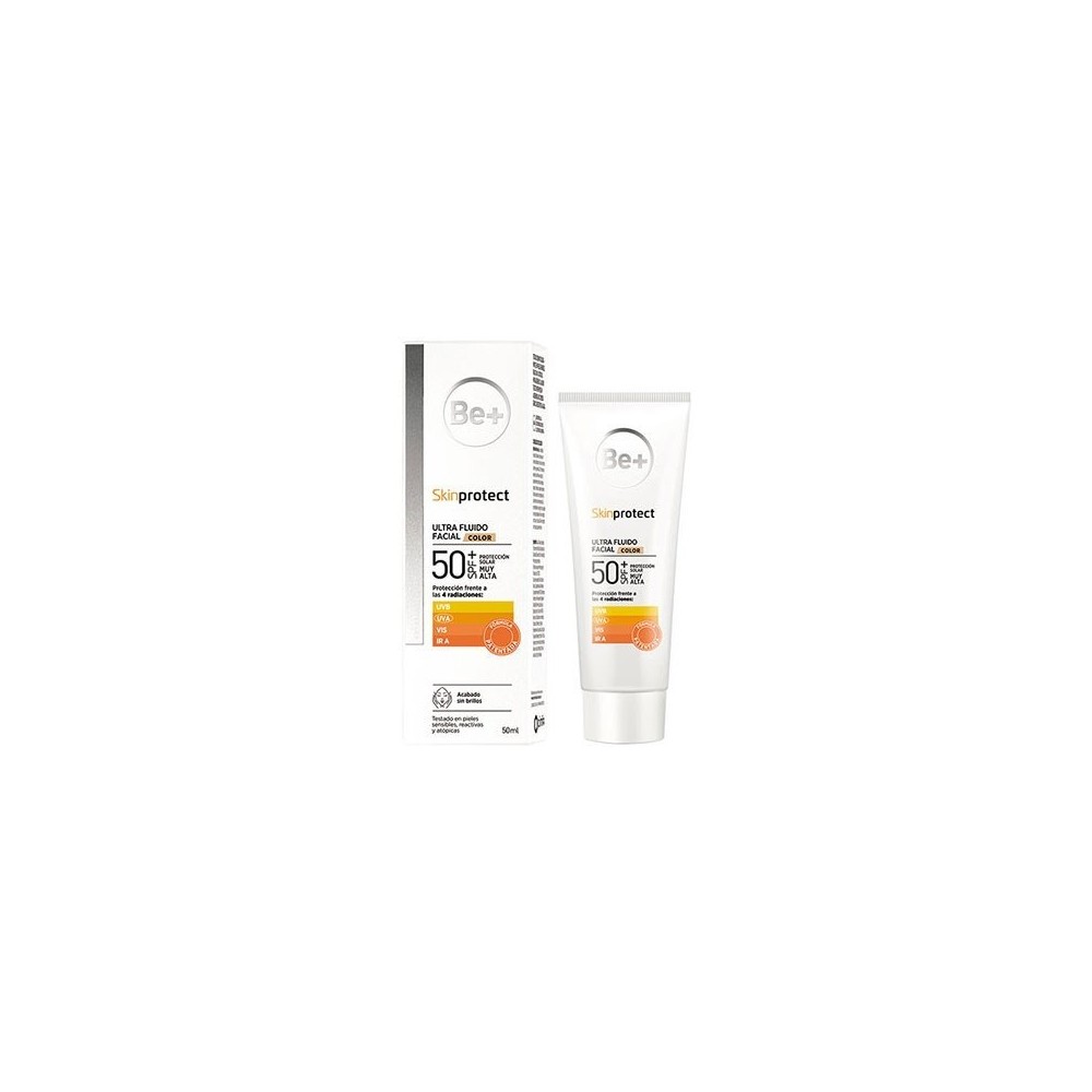 Be+ Solar Ultra Fluído Facial con Color SPF50+ 50ml