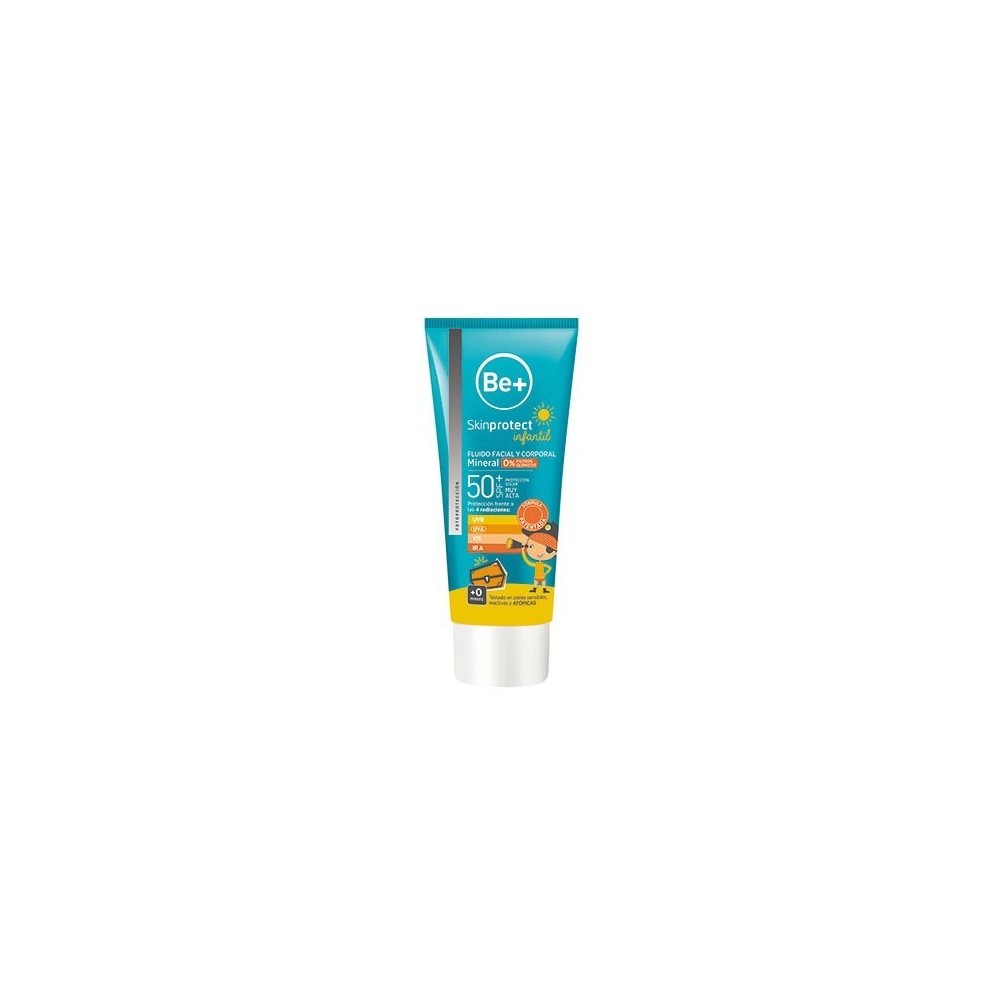 Be+ Solar Ultra Fluído Facial y Corporal MINERAL Infantil SPF50+ 50ml