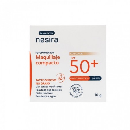 Solar Maquillaje Compacto SPF50+ Acofar Nesira