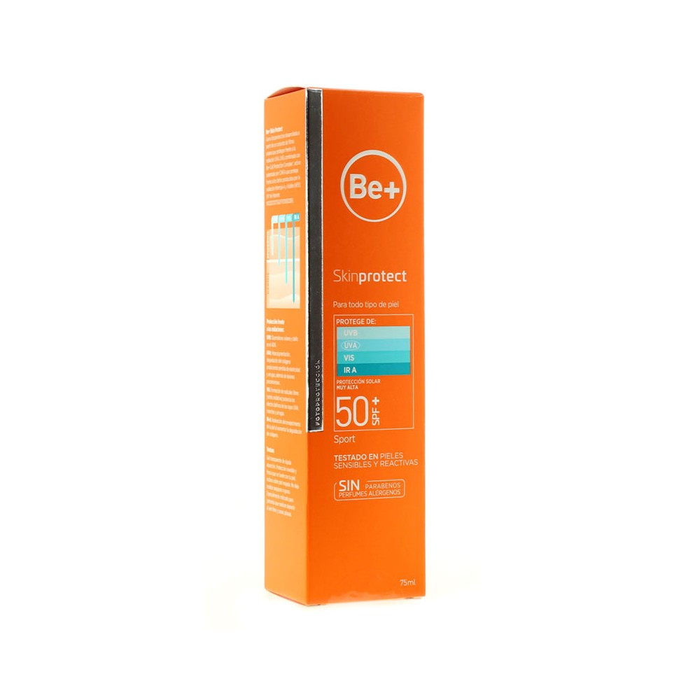 Be+ Solar Gel Sport Transparent Corporal SPF50+ 75ml