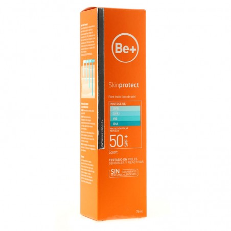 Be+ Solar Gel Sport Transparent Corporal SPF50+ 75ml